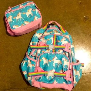 Potty Barn Kids Unicorn🦄 Girls Backpack and Lunchbox!